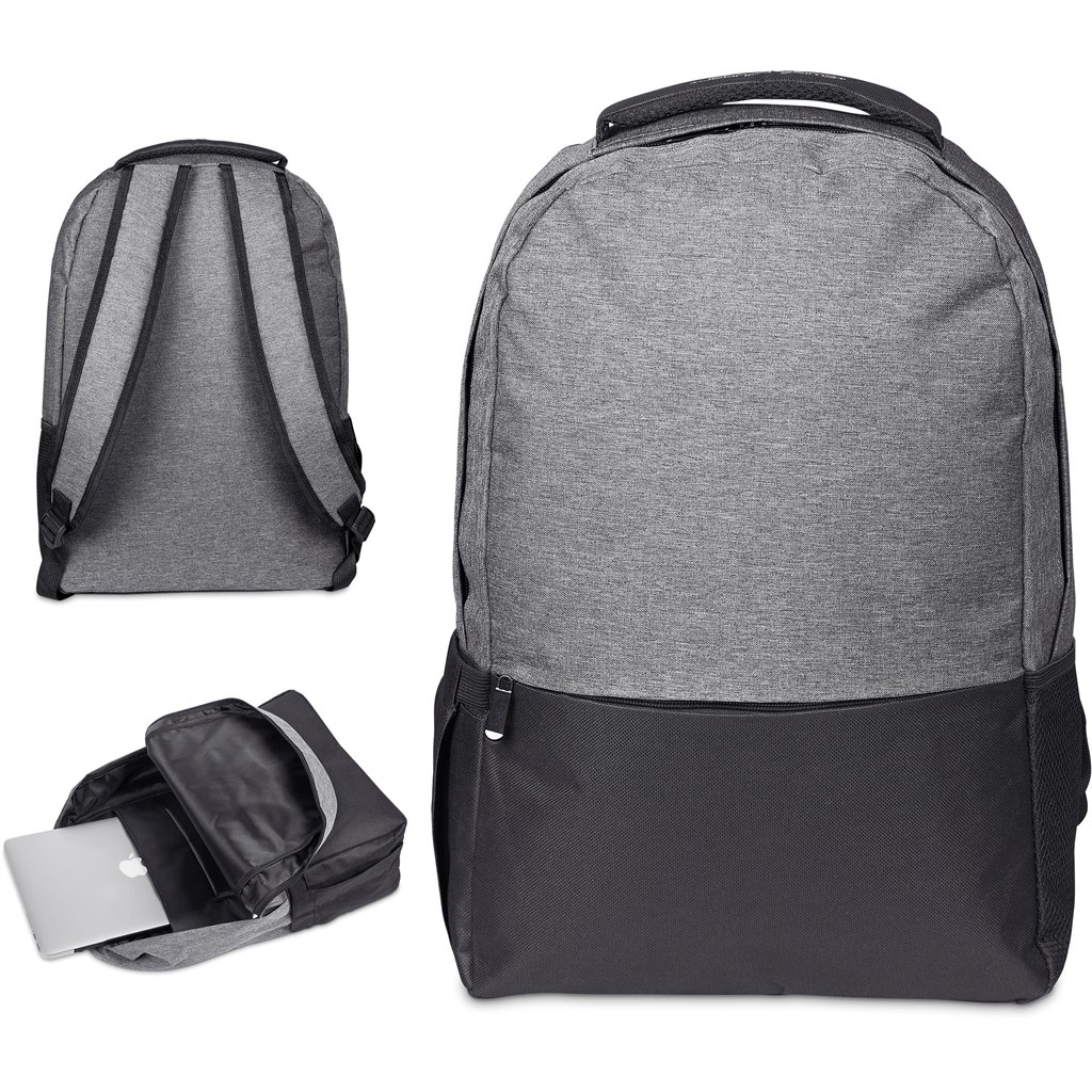 Swiss Cougar Toledo Anti-Theft Laptop Backpack - GREY - Image 4