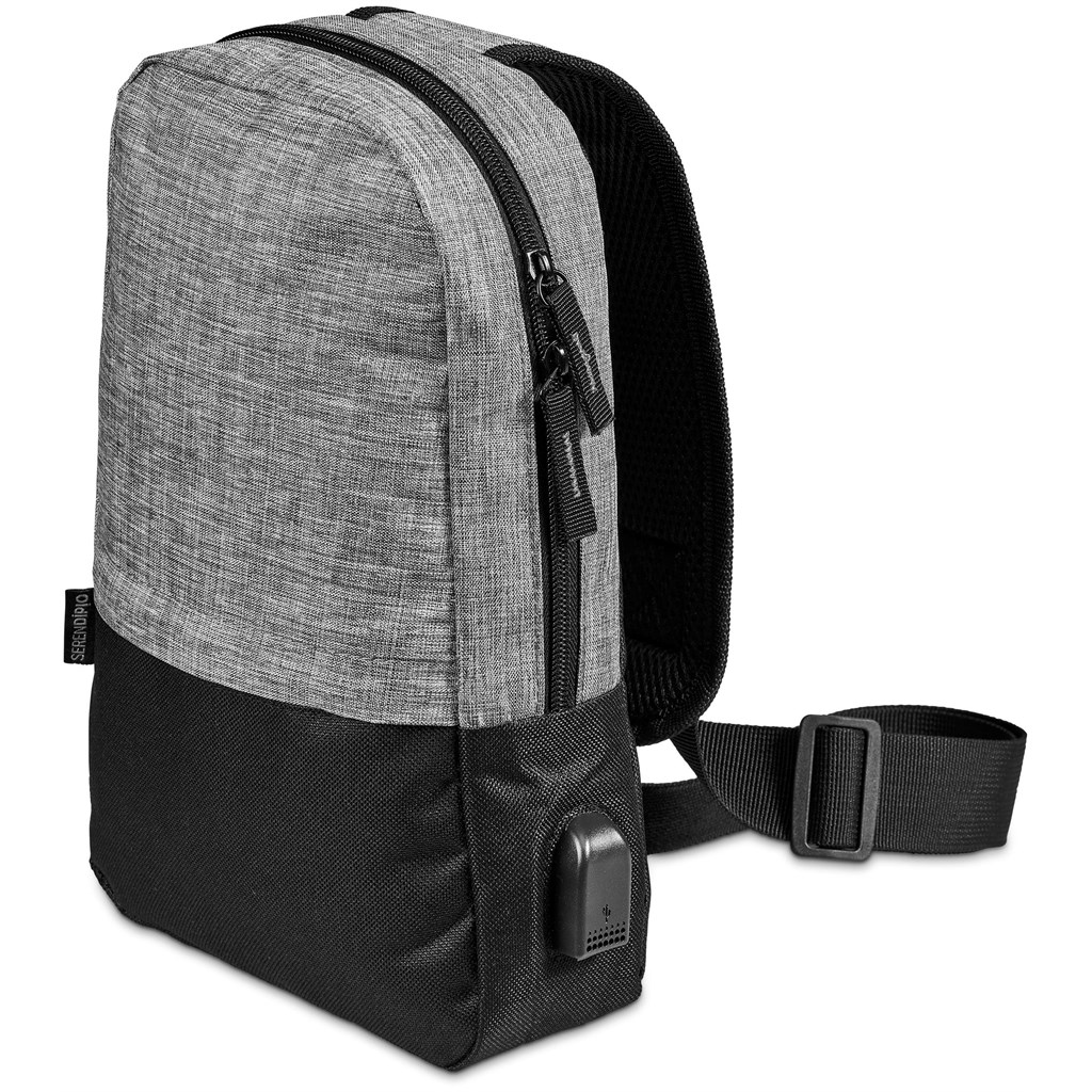 Serendipio Lifestyle Crossbody Sling Bag - GREY - Image 4