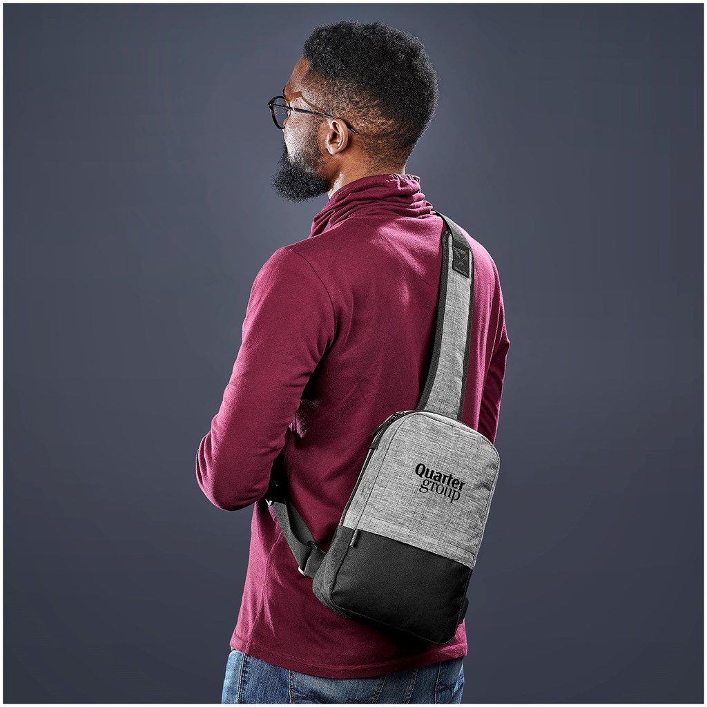 Serendipio Lifestyle Crossbody Sling Bag - GREY - Image 5