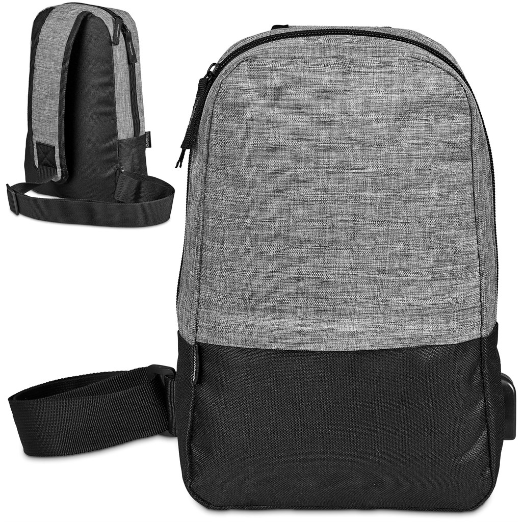 Serendipio Lifestyle Crossbody Sling Bag - GREY - Image 10
