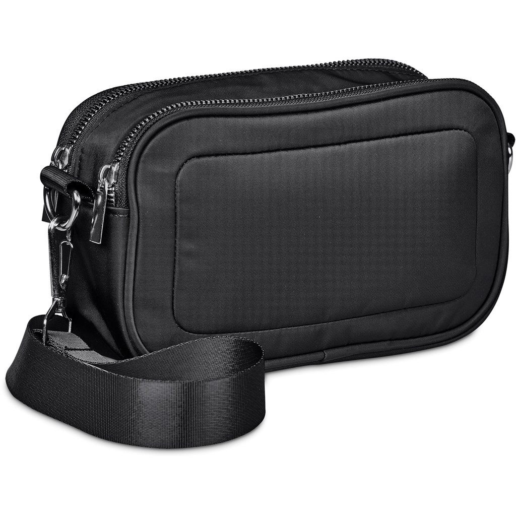 Serendipio Unisex Pitori Crossbody Bag - BLACK - Image 7