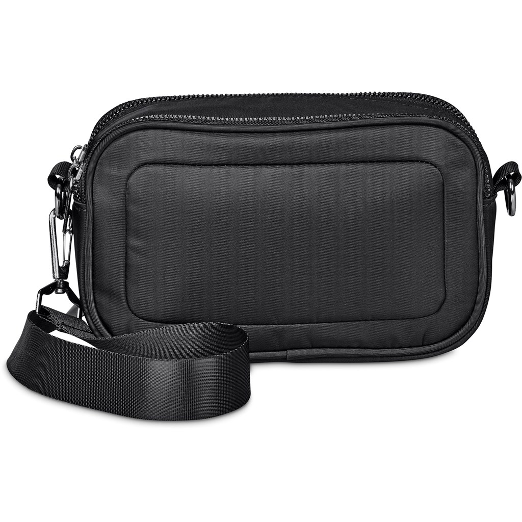 Serendipio Unisex Pitori Crossbody Bag - BLACK - Image 4