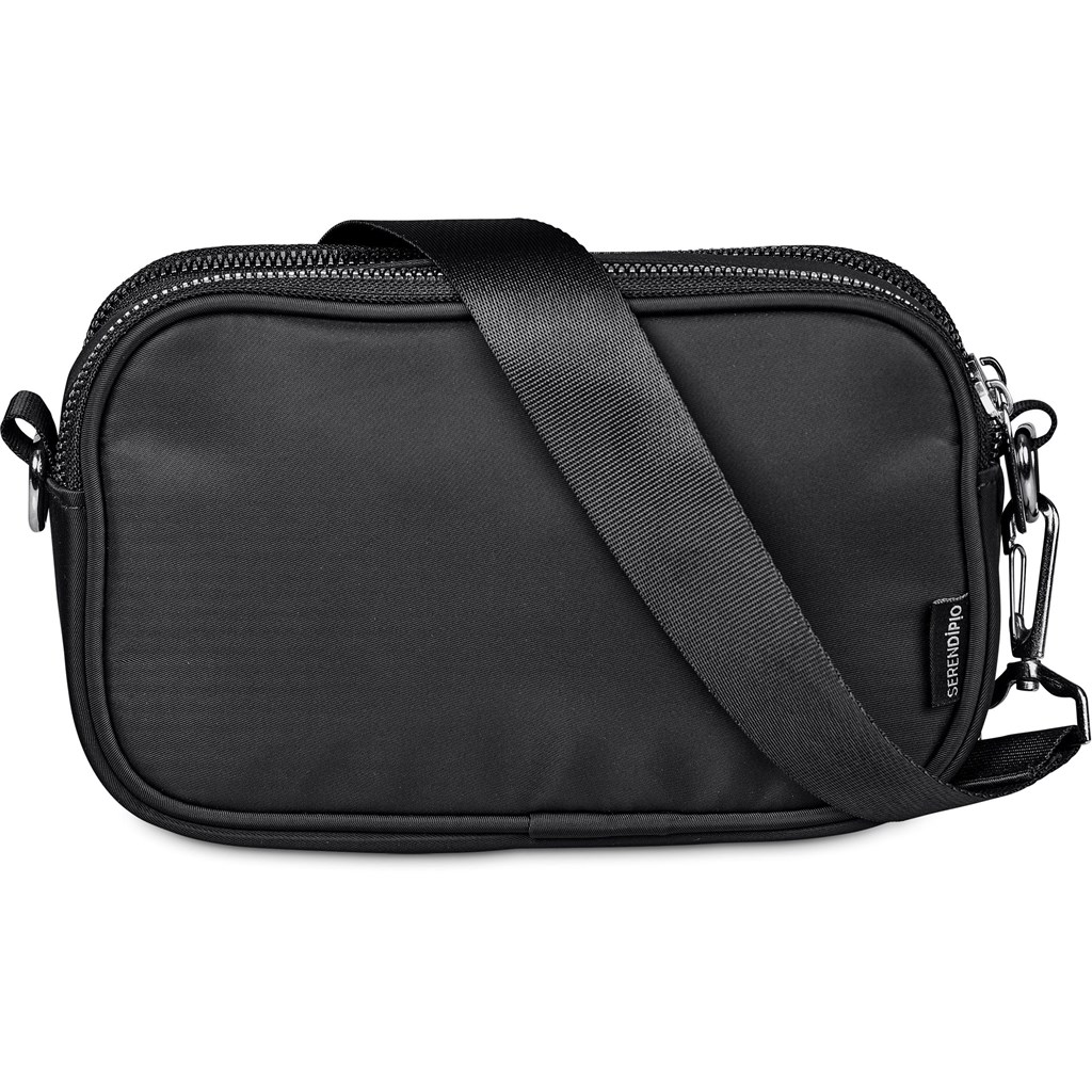 Serendipio Unisex Pitori Crossbody Bag - BLACK - Image 2