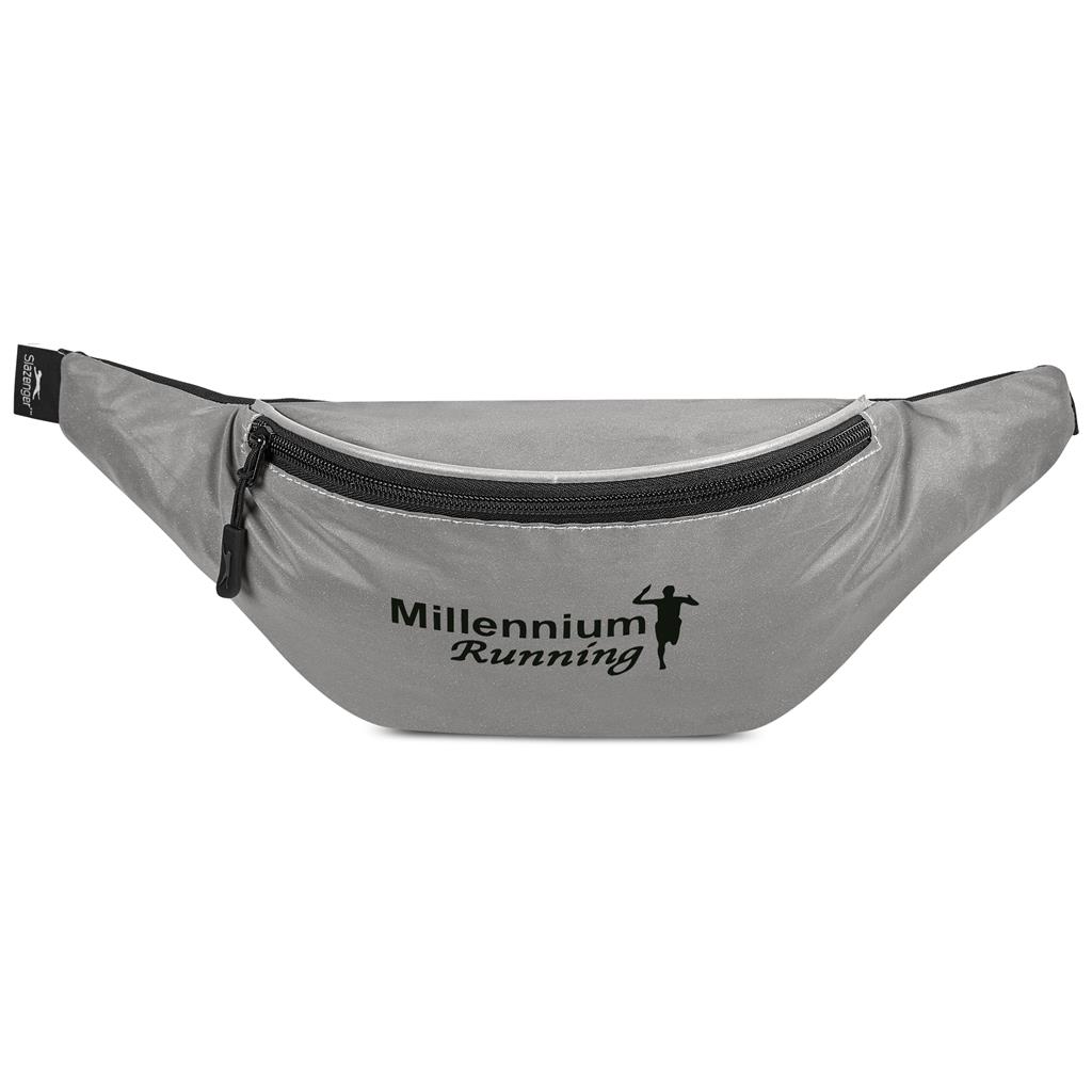 Slazenger Olympia Reflective Waist Bag - GREY - Image 5