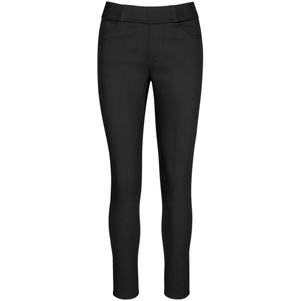 Ladies Sasha Stretch Pants - Black - BLACK / S