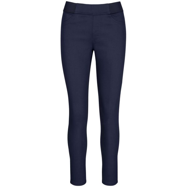Ladies Sasha Stretch Pants - Navy - NAVY / 2XL