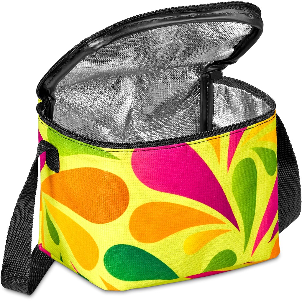 Hoppla Ontario Recycled PET Stitch-Bond 6-Can Cooler - NAVY - Image 3