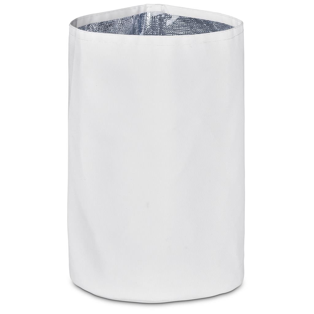 Hoppla Vinelle Polyester Collapsible Ice Bucket - SOLID WHITE - Image 5