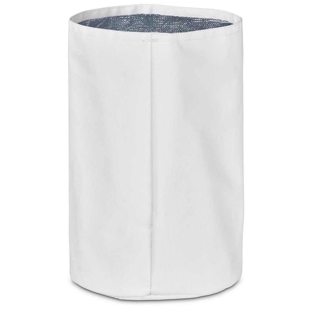 Hoppla Vinelle Polyester Collapsible Ice Bucket - SOLID WHITE - Image 2