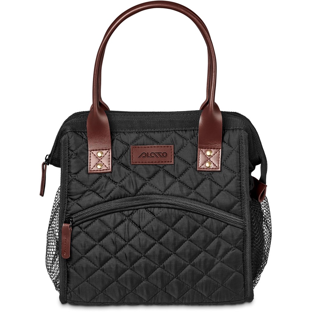 Serendipio Kate Quilted 12-Can Lunch Cooler - BLACK - Image 2