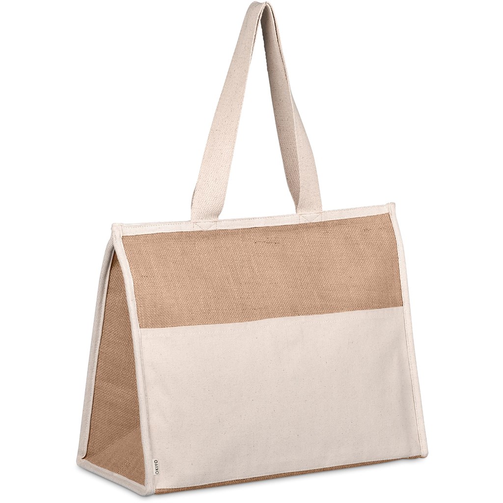 Okiyo Zetsuen Jute & Cotton 30-Can Cooler - NATURAL - Image 5