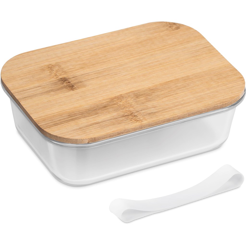 Okiyo Moshi Glass & Bamboo Lunch Box - NATURAL - Image 4