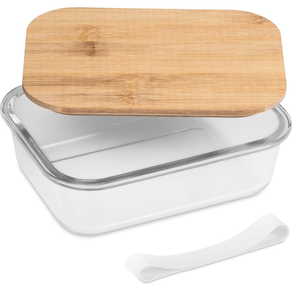 Okiyo Moshi Glass & Bamboo Lunch Box - NATURAL - Image 5