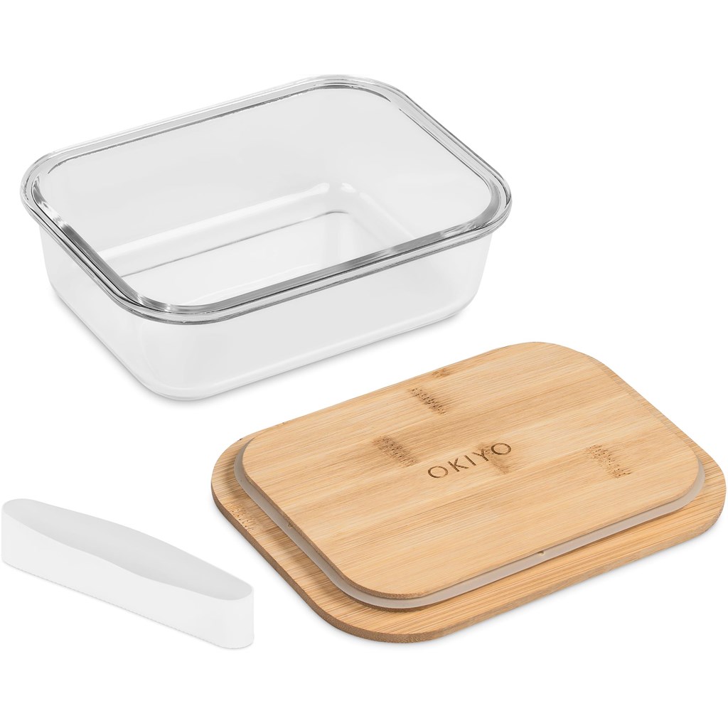 Okiyo Moshi Glass & Bamboo Lunch Box - NATURAL - Image 19