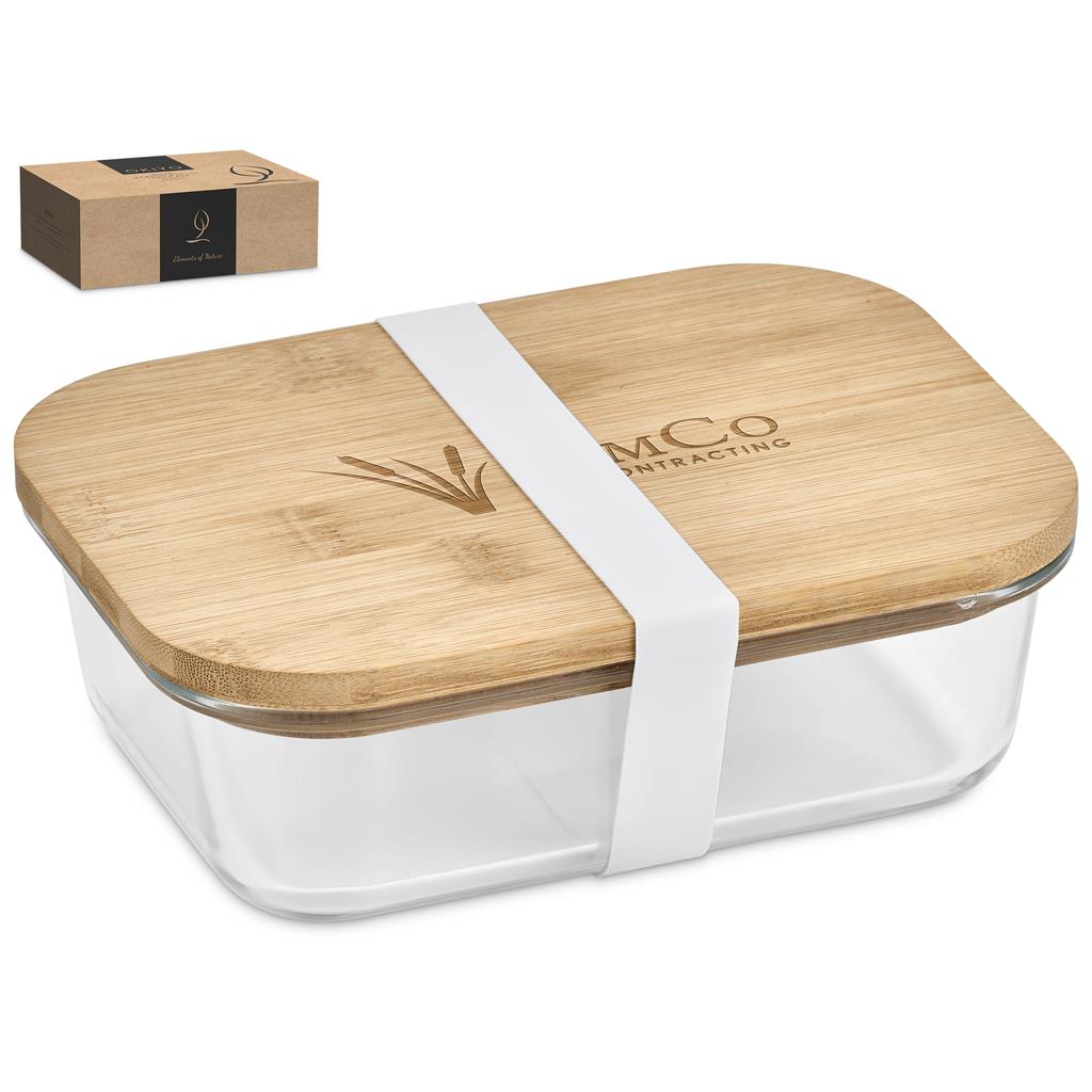 Okiyo Moshi Glass & Bamboo Lunch Box - NATURAL - Image 14