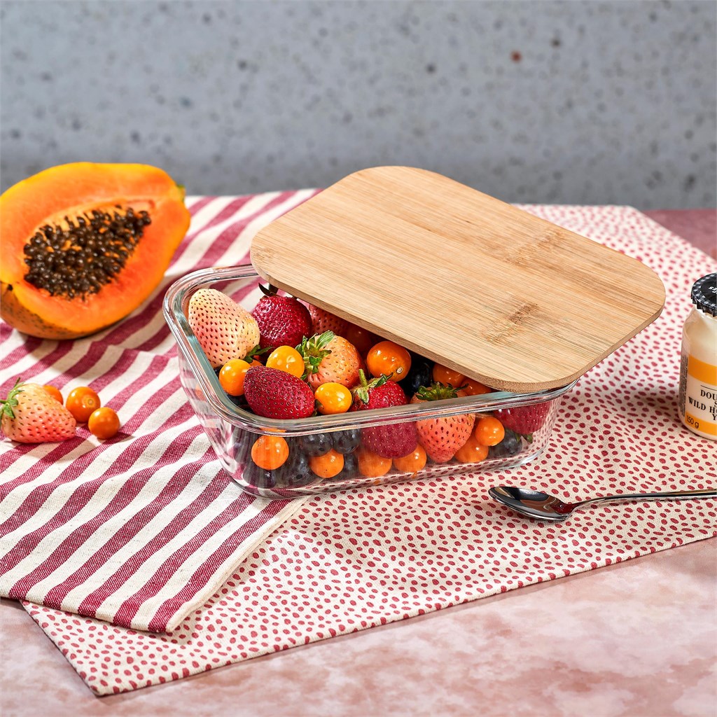 Okiyo Moshi Glass & Bamboo Lunch Box - NATURAL - Image 25