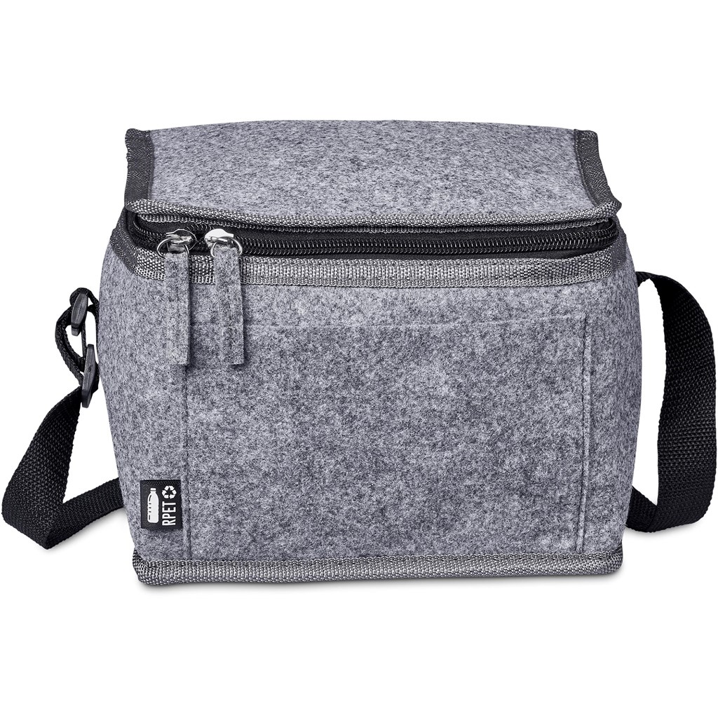 Okiyo Reitoko Recycled PET Felt 6-Can Cooler - GREY - Image 6