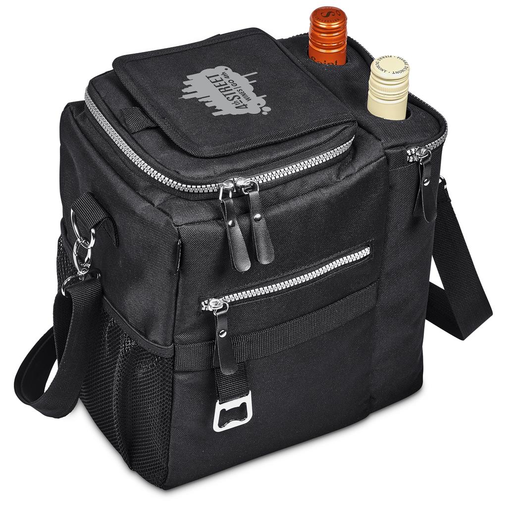 Serendipio Quivera Wine & 16-Can Cooler - BLACK - Image 5