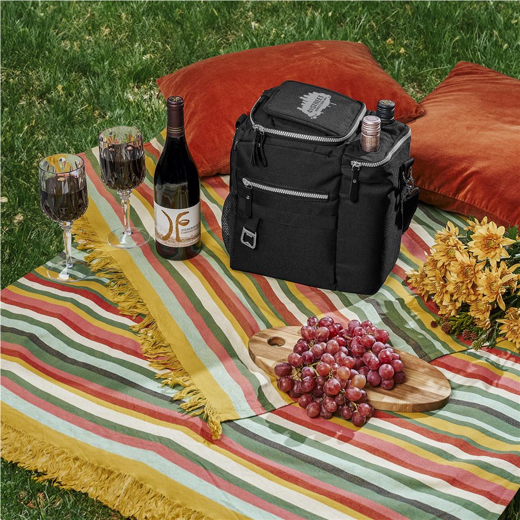Serendipio Quivera Wine & 16-Can Cooler - BLACK - Image 6