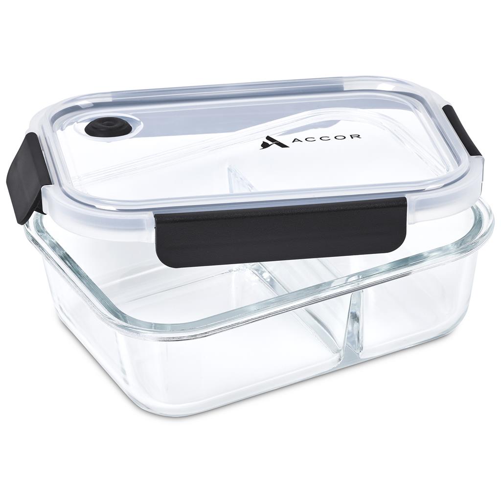 Serendipio Fairford Glass Lunch Box - BLACK - Image 2