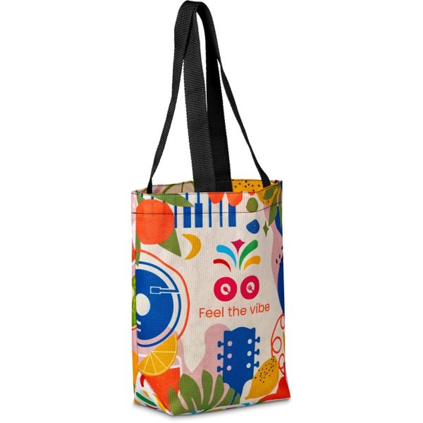 Hoppla Bayside Recycled PET Stitch-Bond Shopper - RED