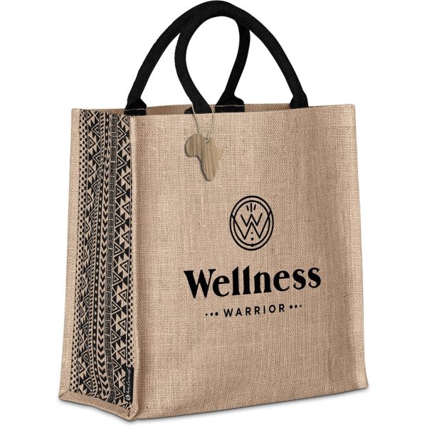 Andy Cartwright Symmetry Jute Tote - NATURAL