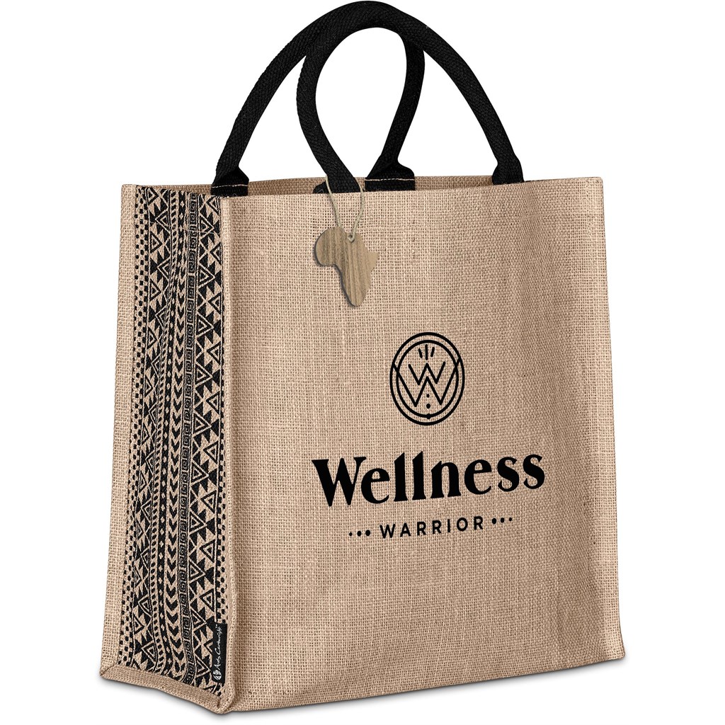 Andy Cartwright Symmetry Jute Tote - NATURAL