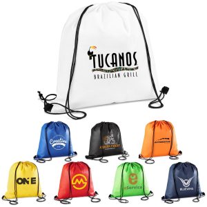Altitude Whitefield Non-Woven Drawstring Bag - NAVY
