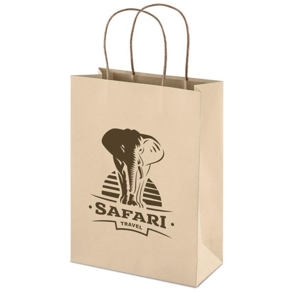 Altitude Memento Midi Paper Gift Bag - NATURAL