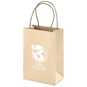 Altitude Memento Mini Paper Gift Bag - NATURAL