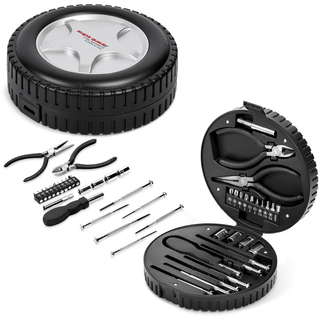 Altitude Motorcade 24-Piece Tool Set - BLACK