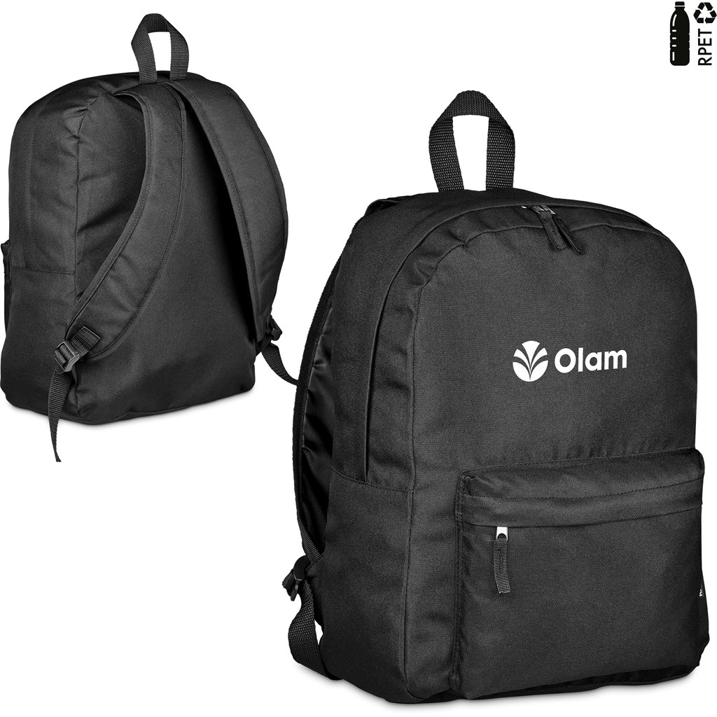 Altitude Econoca Recycled PET Backpack - BLACK