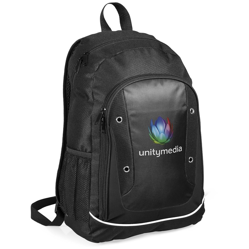 Preston Laptop Backpack - BLACK