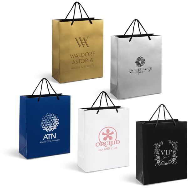 Altitude Dazzle Midi Paper Gift Bag - NAVY