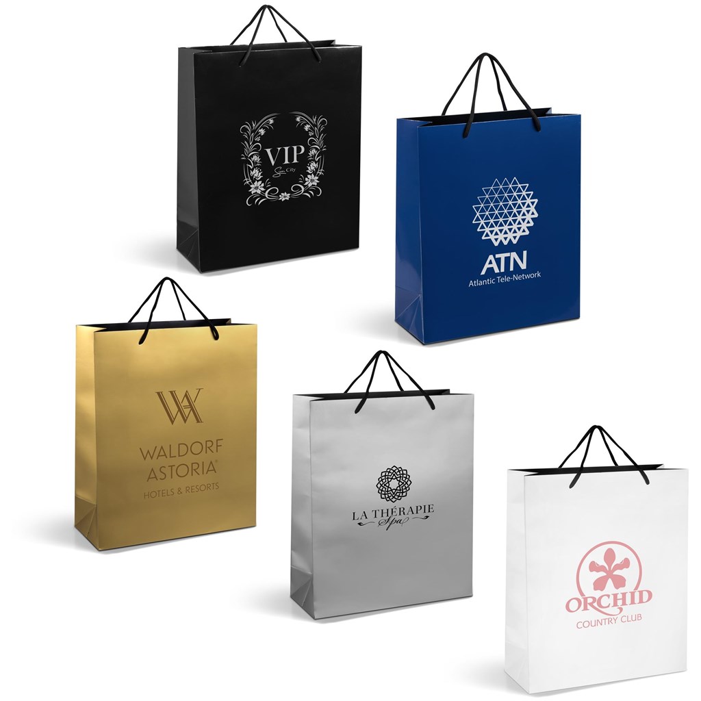 Altitude Dazzle Maxi Paper Gift Bag - SOLID WHITE