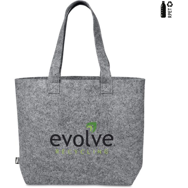 Okiyo Oceania Recycled PET Felt Shopper - GREY