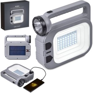 Swiss Cougar Hanoi Solar Lantern & Power Bank - 2 400mAh - GREY