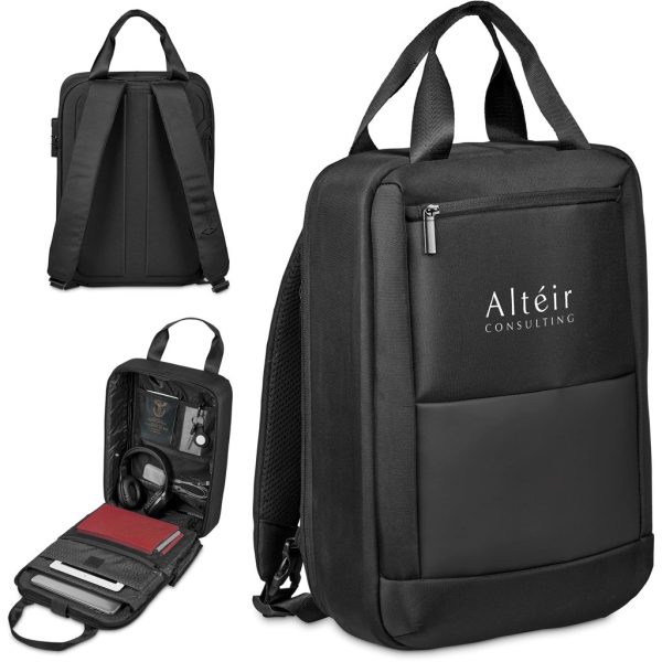 Alex Varga Tremezzo Laptop Backpack - BLACK