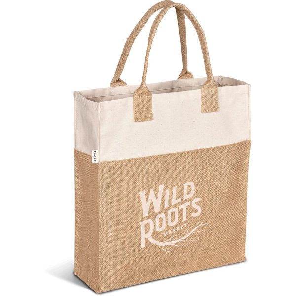 Okiyo Atsui Jute & Cotton Tote - NATURAL