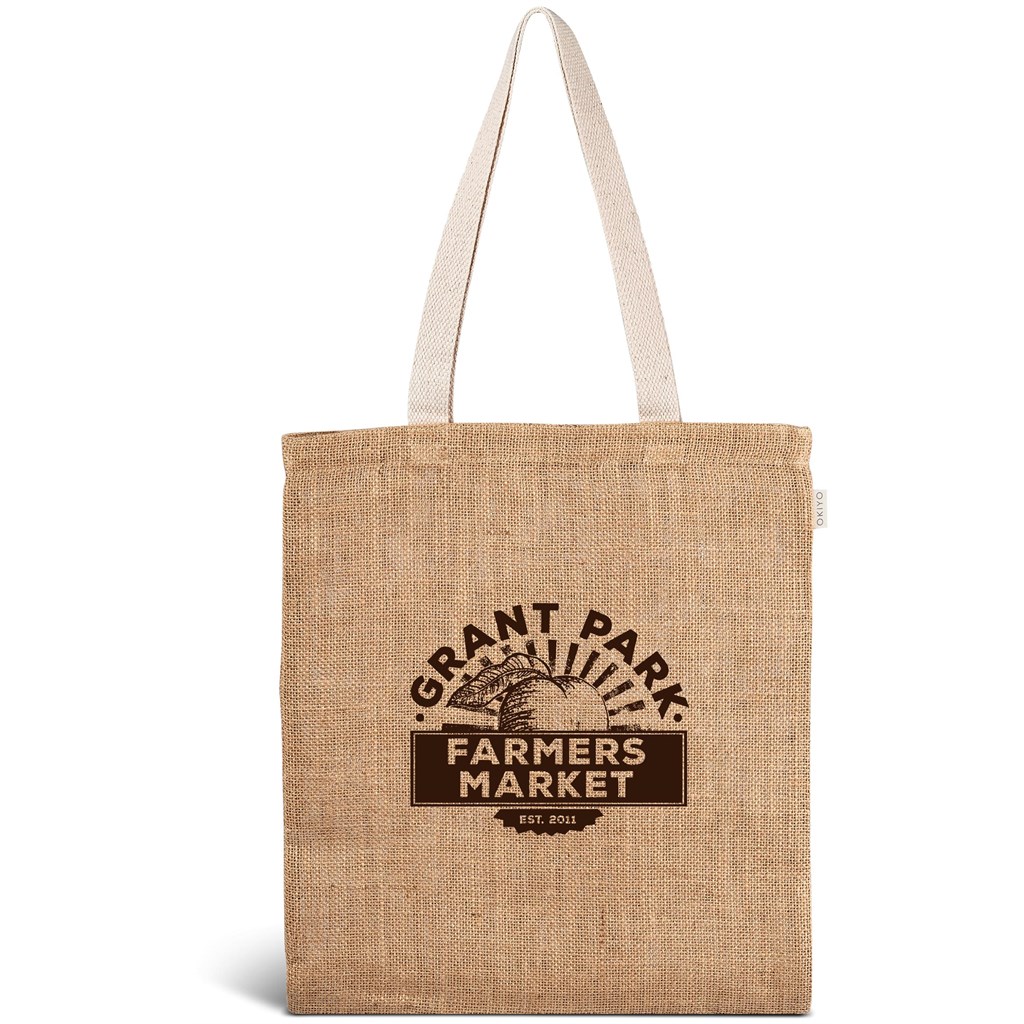 Okiyo Yasashii Jute Shopper - NATURAL