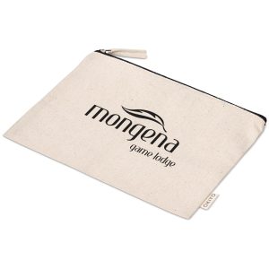 Okiyo Midori Cotton A4 Document Pouch - NATURAL