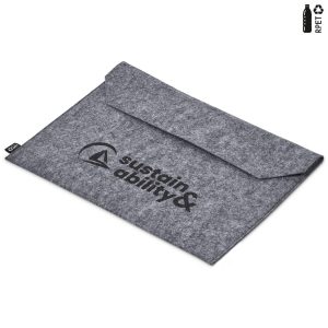 Okiyo Shorui Recycled PET Felt Document Bag - GREY