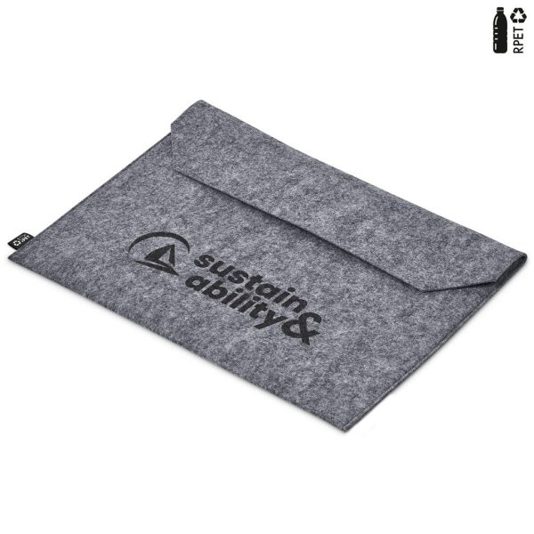 Okiyo Shorui Recycled PET Felt Document Bag - GREY