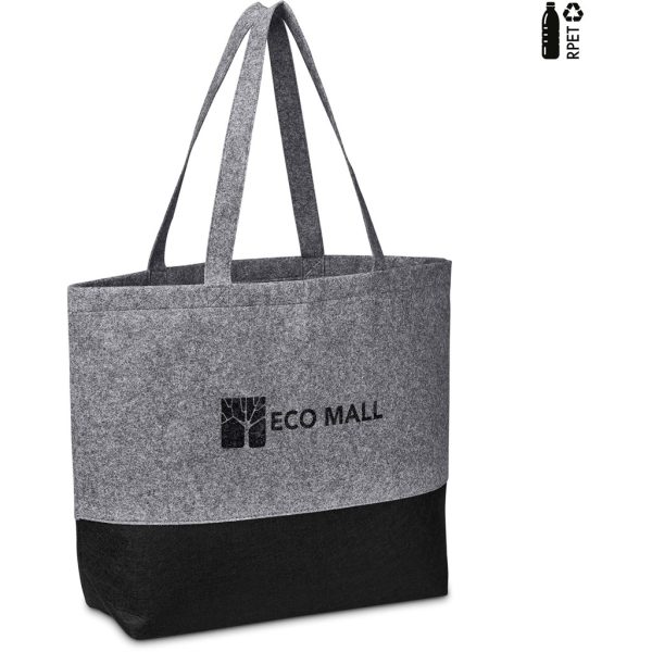Okiyo Toku Recycled PET Felt Large Tote - GREY
