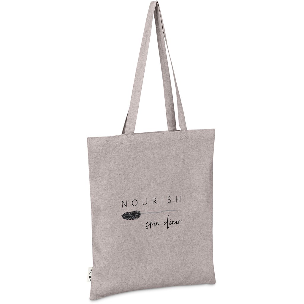 Okiyo Sakiori Recycled Cotton Shopper - GREY