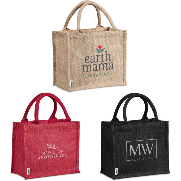 Okiyo Miyag Midi Jute Gift Bag - NATURAL