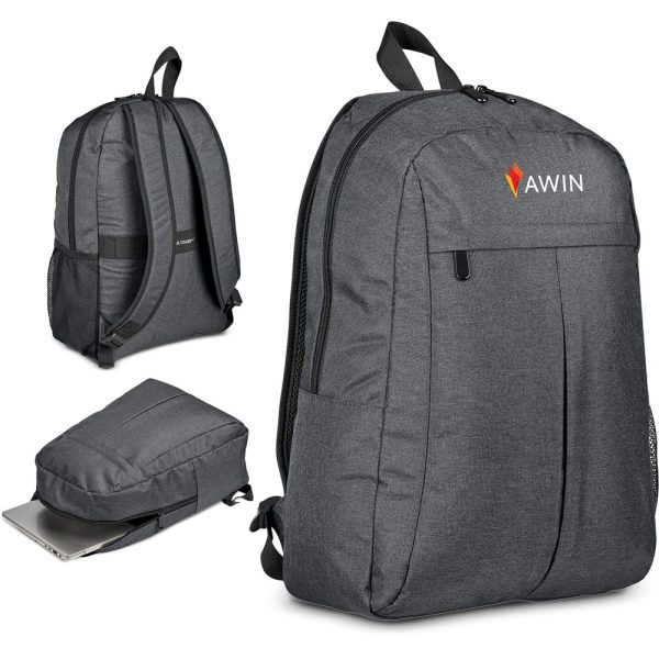Swiss Cougar Stockholm Laptop Backpack - DARK GREY