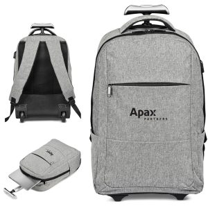 Swiss Cougar San Marino Laptop Trolley Backpack - GREY