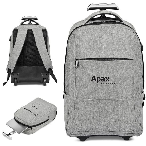 Swiss Cougar San Marino Laptop Trolley Backpack - GREY
