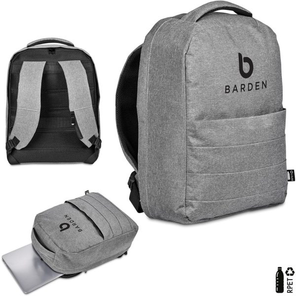 Swiss Cougar Tallinn Anti-Theft Recycled PET Laptop Backpack - GREY